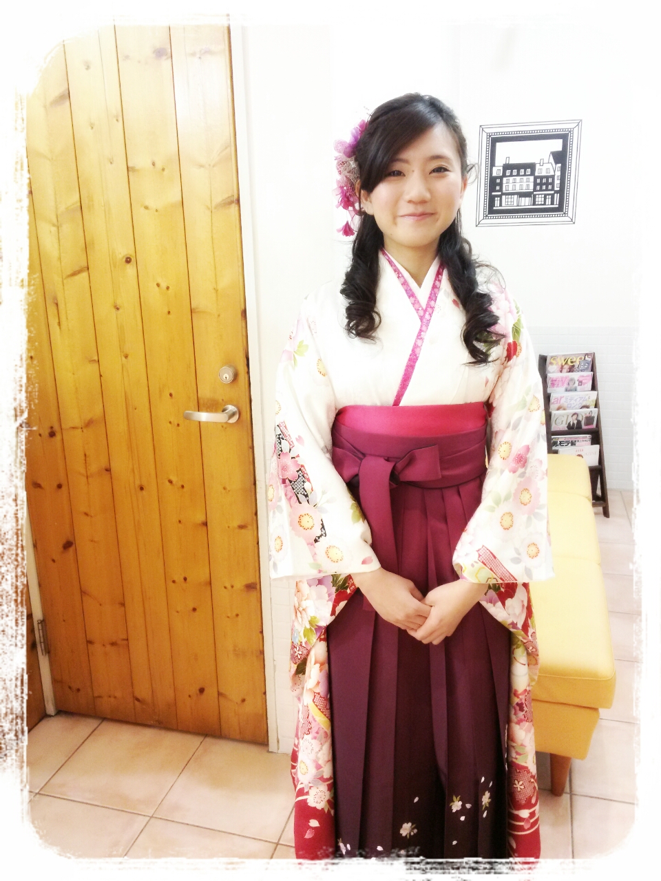 68選 卒業式の袴姿にはハーフアップのヘアが可愛い 女子力up応援サイト